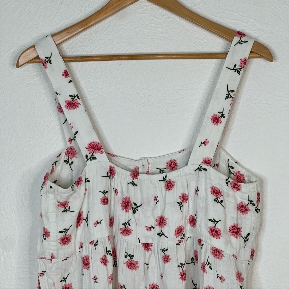 Show Me Your Mumu Marisa Floral Print Mini Dress Lightweight Cotton Size S Small - Picture 12 of 14